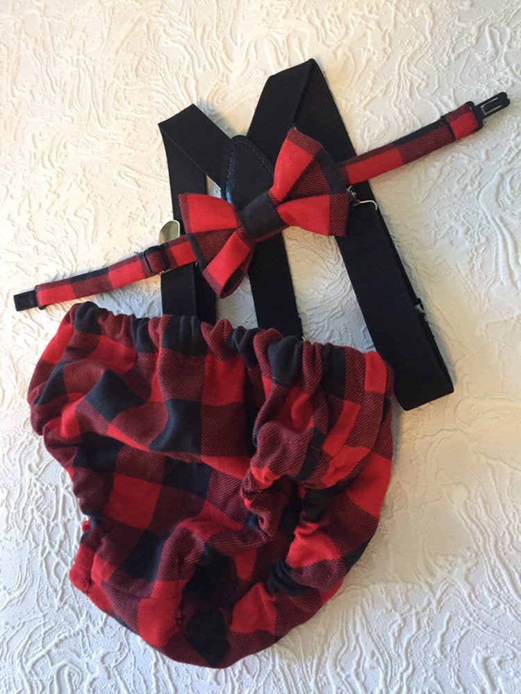 Lumberjack Diaper Cover, Buffalo Plaid First Birthday Outfit, Wild One Cake Smash, First Birthday Boy