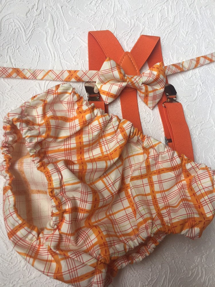 Boy Cake Smash Outfit, Boy Cake Smash, Boy 1st Birthday Set, 1st Birthday, Milestone Pictures, Boy 1st Birthday Outfit, Orange Cake Smash