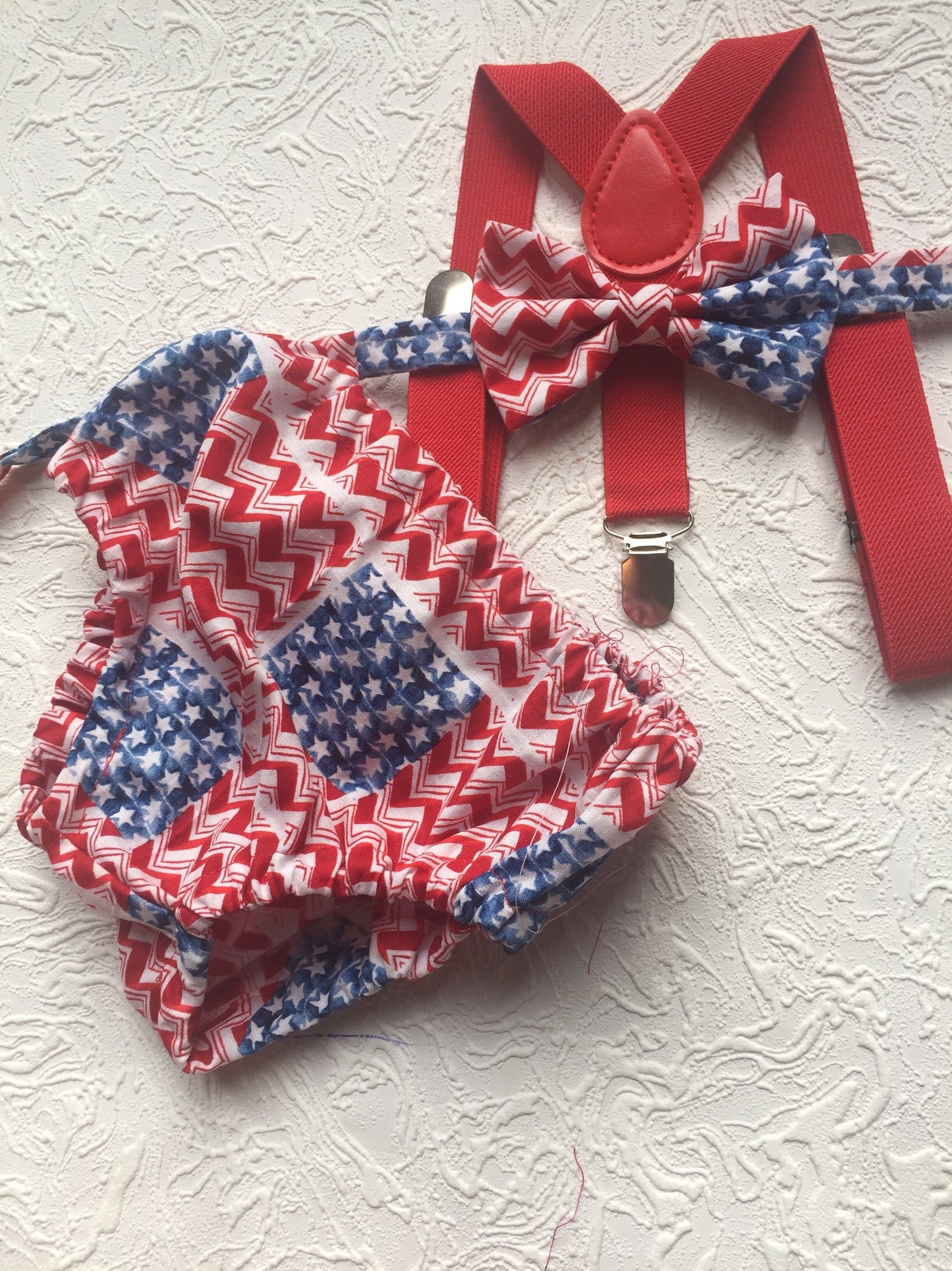 Boy Cake Smash Outfit, July 4th Cake Smash, USA Cake Smash Outfit, Red White and Blue Birthday, Firecracker Baby, Boys 1st Birthday