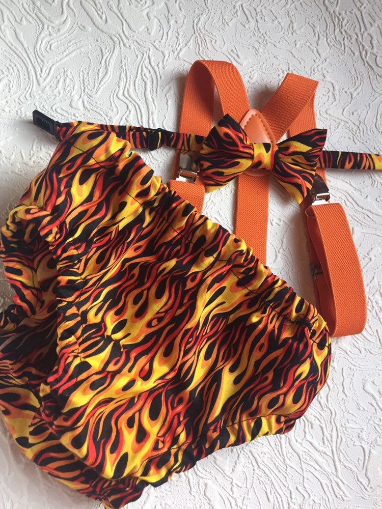 First Birthday Cake Smash Outfit Racing car Red Black yellow Car flames Diaper Cover bow Tie for Baby Boy racing cake smash