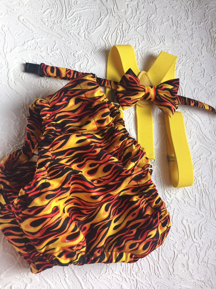 First Birthday Cake Smash Outfit Racing car Red Black yellow Car flames Diaper Cover bow Tie for Baby Boy racing cake smash