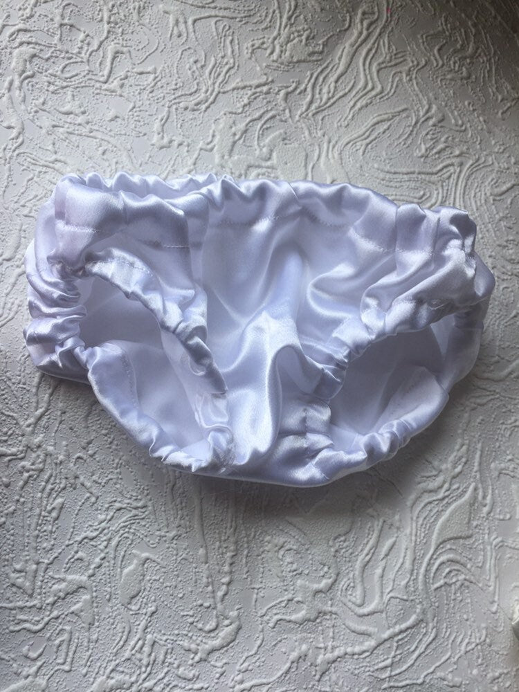 Infant Bloomers - White Bloomers - Diaper Cover - White Diaper Cover - Nappy Cover - Baby Shower - Baby Girl Gift - baptism bloomer