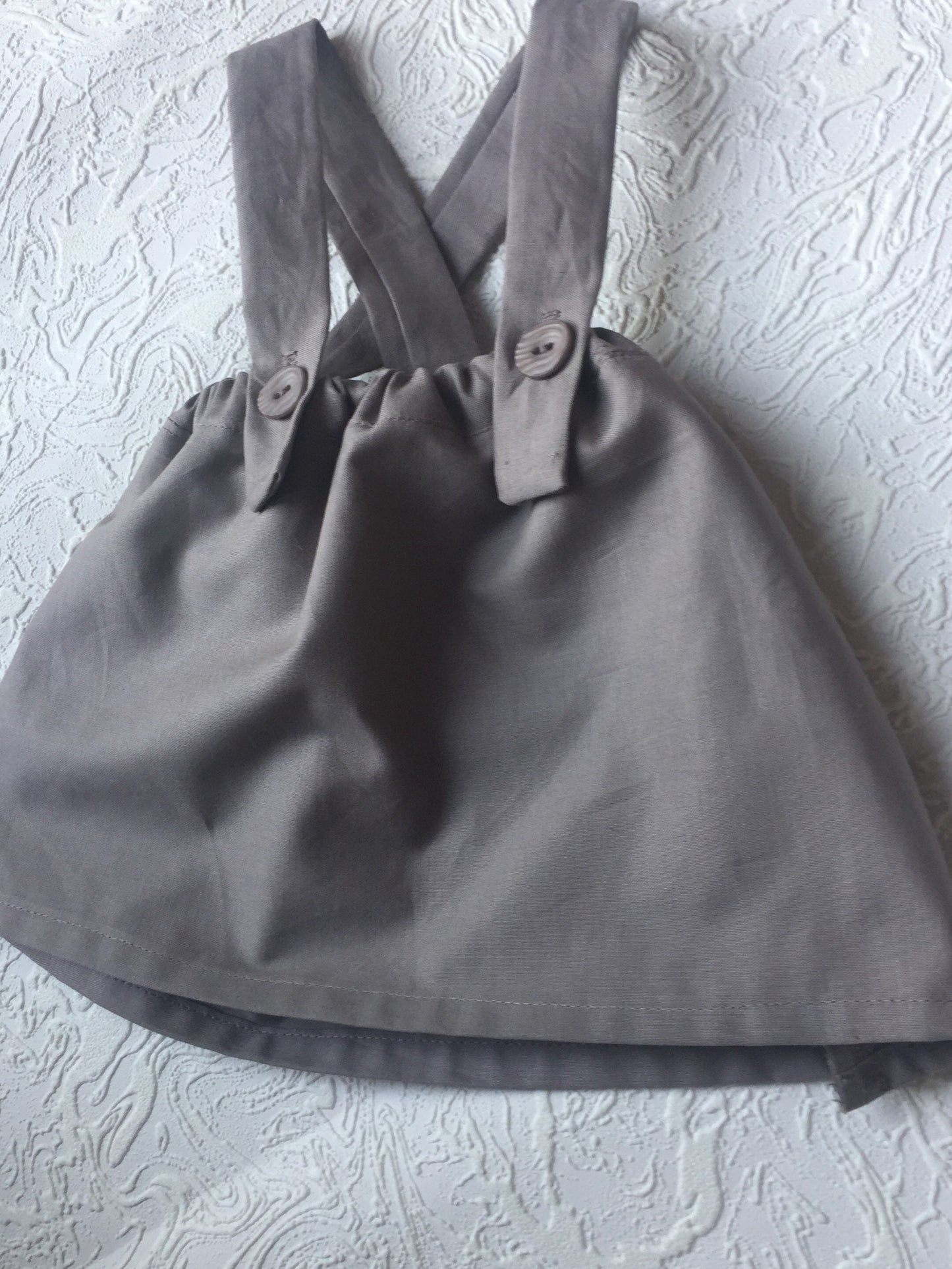 Gray Suspender Skirt. Fall Skirt. Winter Twirl Skirt with Suspenders. Girls Skirt. Mustard Skirt. Button Skirt.  Baby skirt with suspenders.