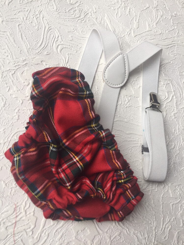 Cake Smash Outfit Boy Girl Buffalo Plaid Set or Buy the Piece Diaper Cover Bow Tie Suspenders Boys First 1st Birthday Tartan Photoshoot