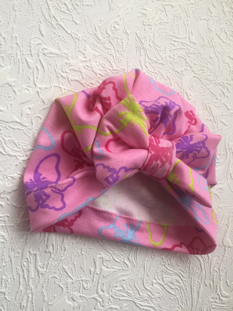 Baby Turbans, Baby bow turban, baby headwrap, knit turban, baby hat, baby hair bow, Turban hat, hospital hat, newborn hat, Bow TURBAN HAT