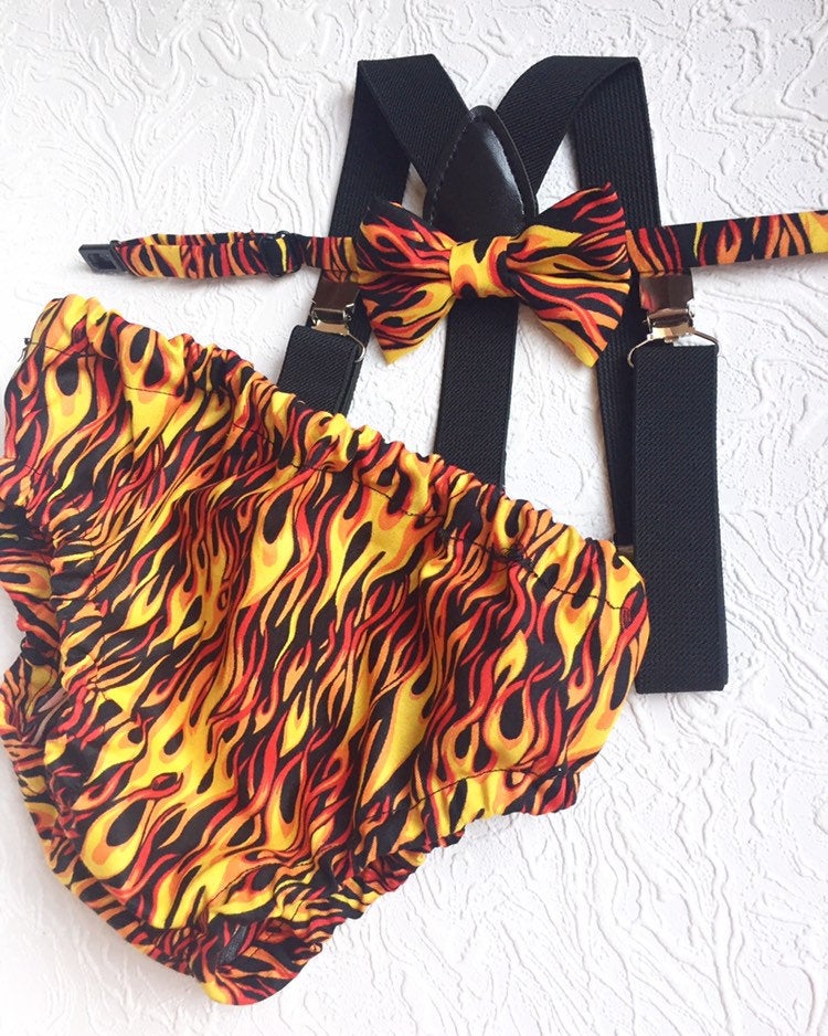 First Birthday Cake Smash Outfit Racing car Red Black yellow Car flames Diaper Cover bow Tie for Baby Boy racing cake smash