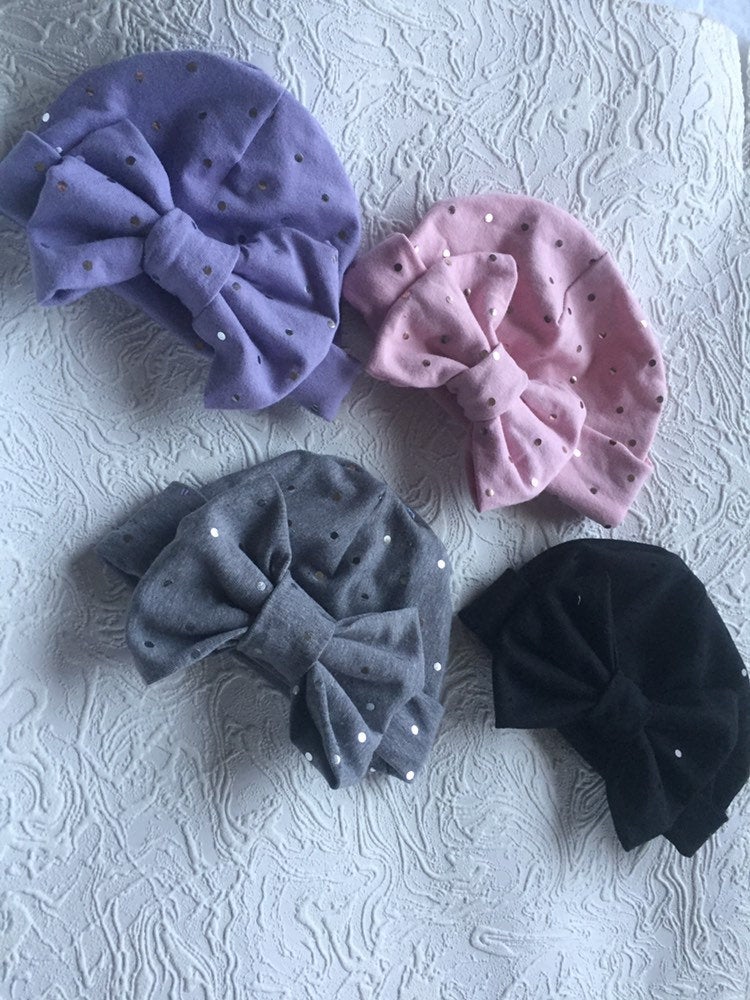 Newborn hospital hat, baby girl hat, newborn baby, newborn girl hat, hospital hat, newborn hat, baby shower gift, baby bow hat,