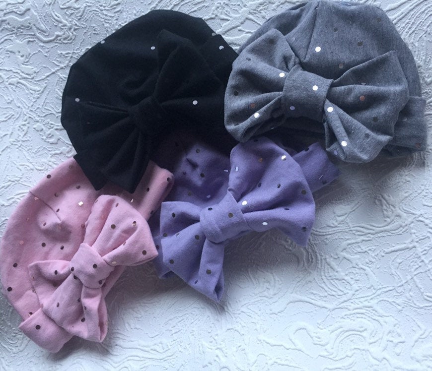 Newborn hospital hat, baby girl hat, newborn baby, newborn girl hat, hospital hat, newborn hat, baby shower gift, baby bow hat,
