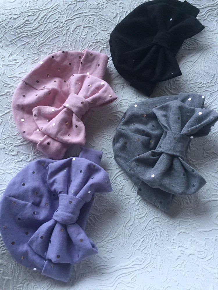 Newborn hospital hat, baby girl hat, newborn baby, newborn girl hat, hospital hat, newborn hat, baby shower gift, baby bow hat,