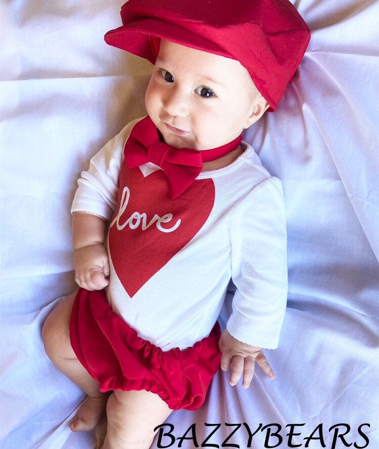 red cake smash outfit boy, red boys bow tie, red bow tie, smash cake outfit boy, red diaper cover bow tie, red baby bow tie, red suspenders