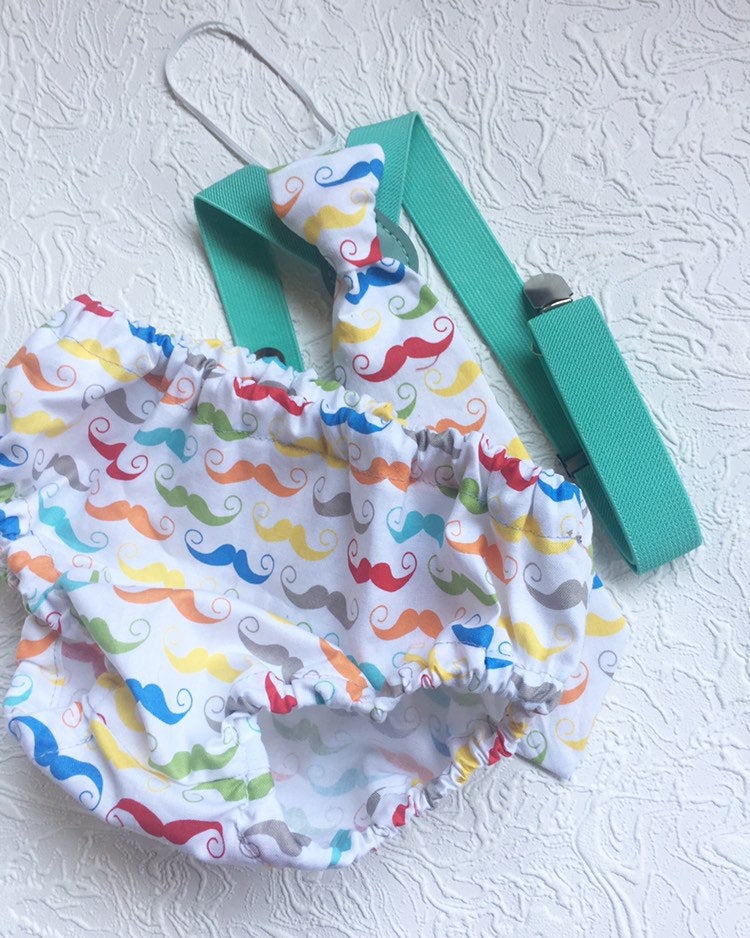 Mr Onederful Cake Smash Boy Outfit, Black Diaper Cover, Bow tie and Suspender, 1st Birthday Boy, Bowtie baby outfit, Bowtie birthday outfit