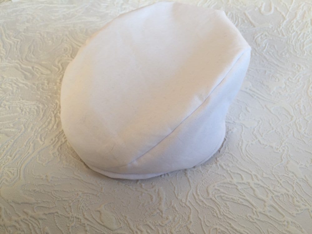 Christening hat white newsboy hat - white baby flat cap - newsboy cap for baby - White Baptism hat - Wedding Ring Bearer - made to order