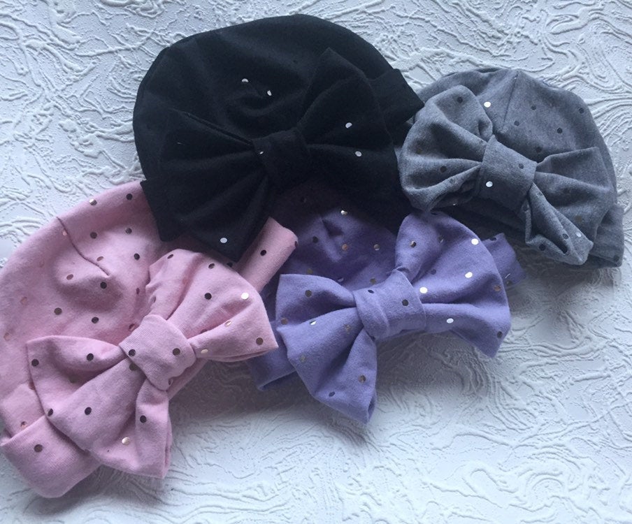 Newborn hospital hat, baby girl hat, newborn baby, newborn girl hat, hospital hat, newborn hat, baby shower gift, baby bow hat,