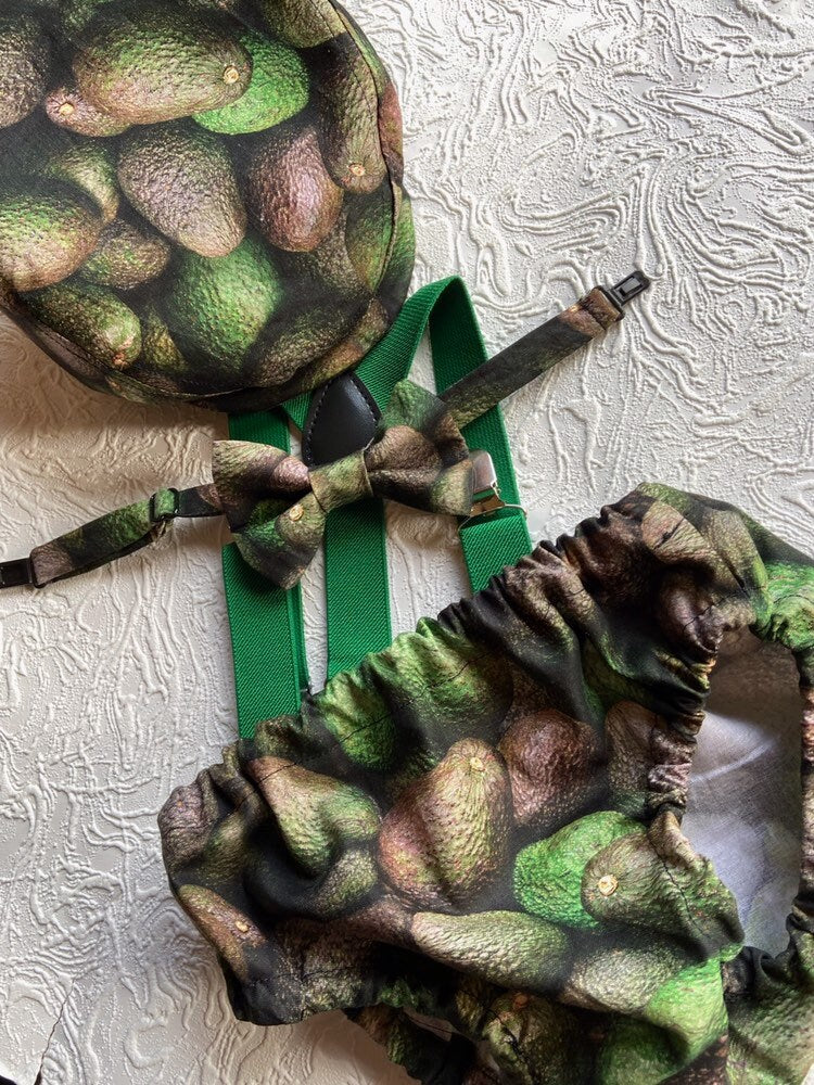 4 Piece Emerald Green Cake Smash Outfit - 1st Birthday Set