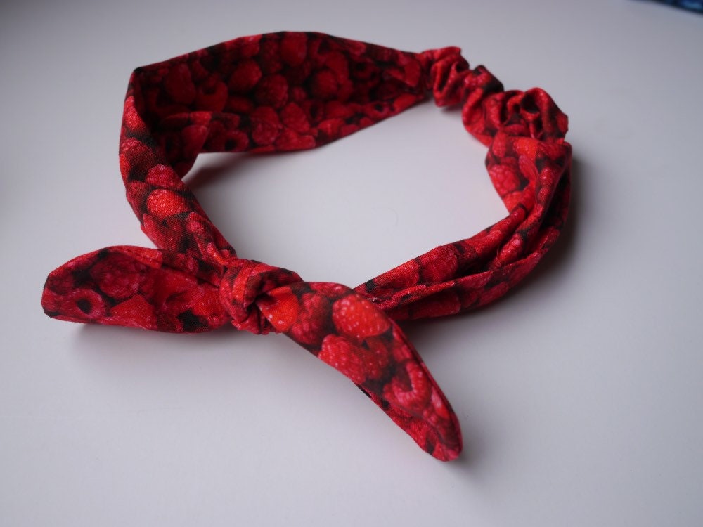 Girls headband/ kids hairband / top knot headband / raspberry headband / milk bath headband
