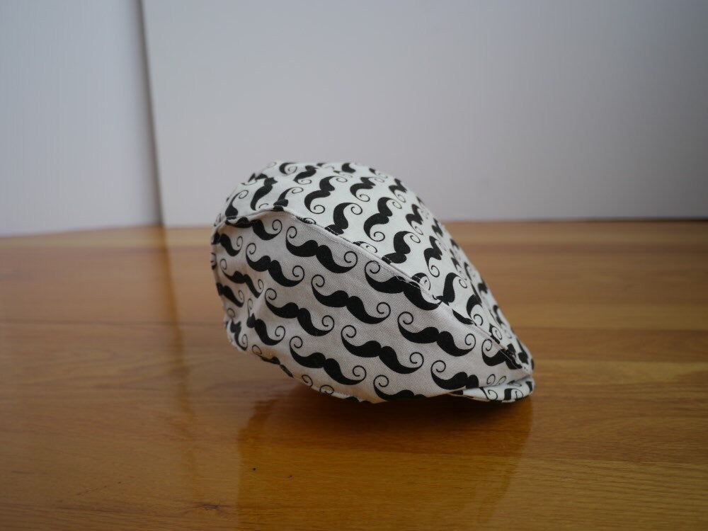 Boys flat hat Newsboy hat Infant boy linen flat hat Ring bearer hat Newsboy Cap Photo Toddler hat Page boy flat cap Boys linen flat hat