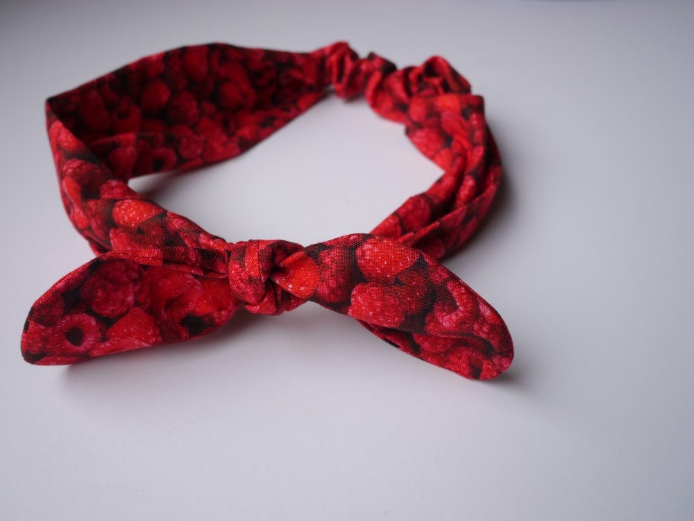 Girls headband/ kids hairband / top knot headband / raspberry headband / milk bath headband
