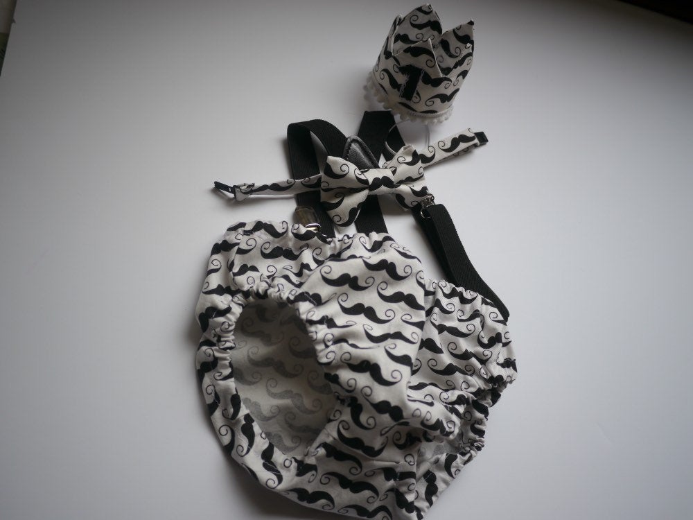 Mustache 1st birthday outfit, little man first birthday outfit, black and white birthday, mustache baby, boy cake smash outfit