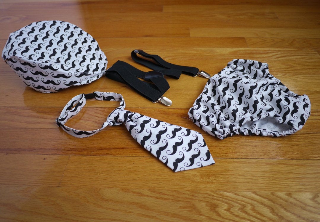 Mustache 1st birthday outfit, little man first birthday outfit, black and white birthday, mustache baby, boy cake smash outfit