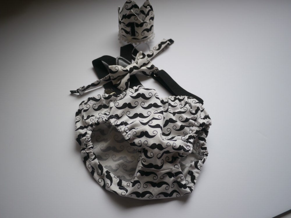 Mustache 1st birthday outfit, little man first birthday outfit, black and white birthday, mustache baby, boy cake smash outfit