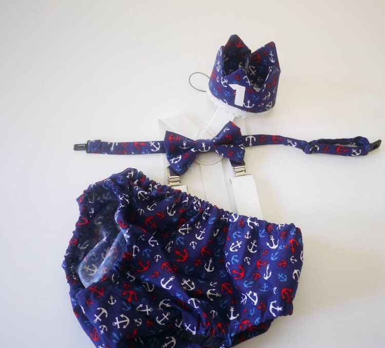 Boys Nautical Cake Smash Outfit, Cake Smash Outfit, Cakesmash set, cakesmash outfit