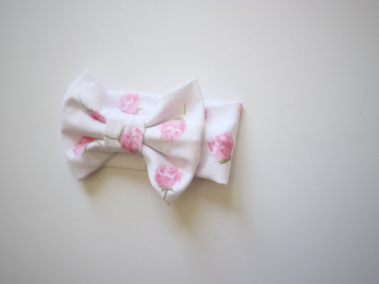Vintage Rose Bow, Headband Bows, Baby Girl Bows, Toddler Bows, Infant Bows