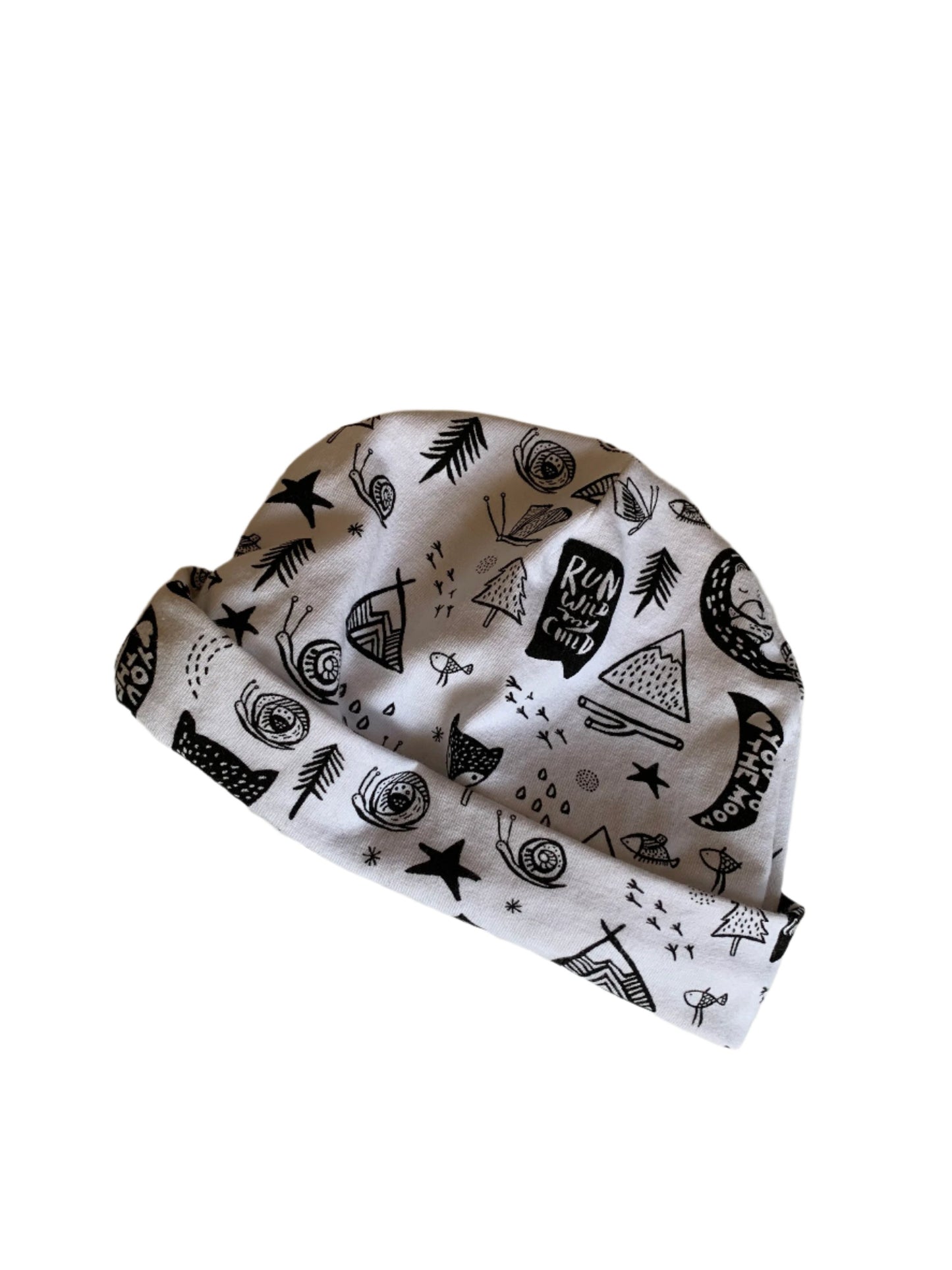Wild one Baby Boy Newborn and boy beanie hat