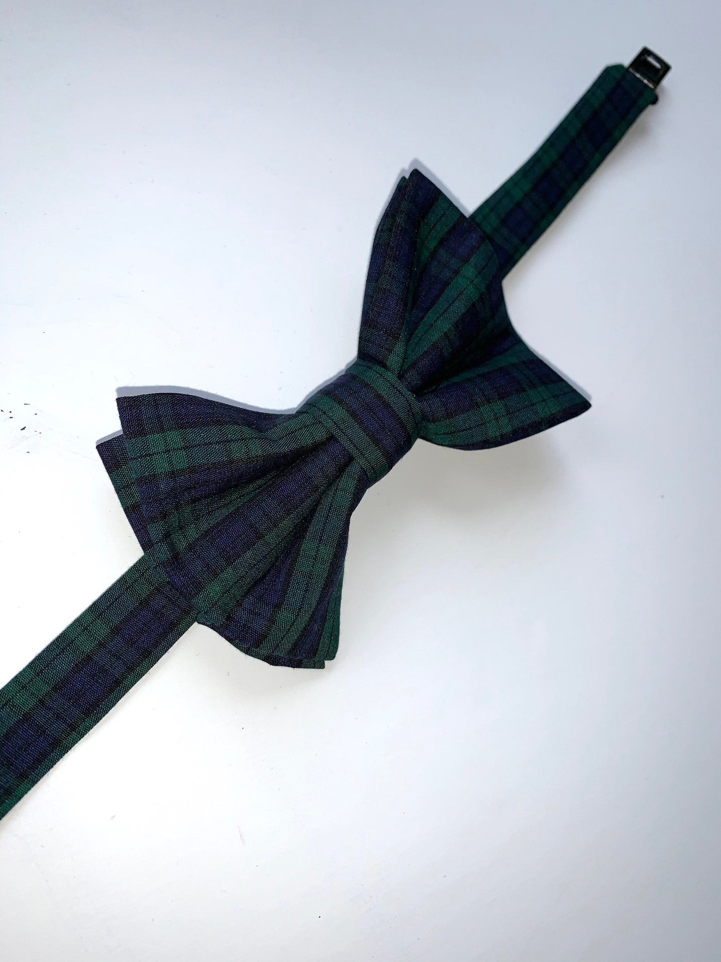 Green & Blue plaid bow - a christmas favorite