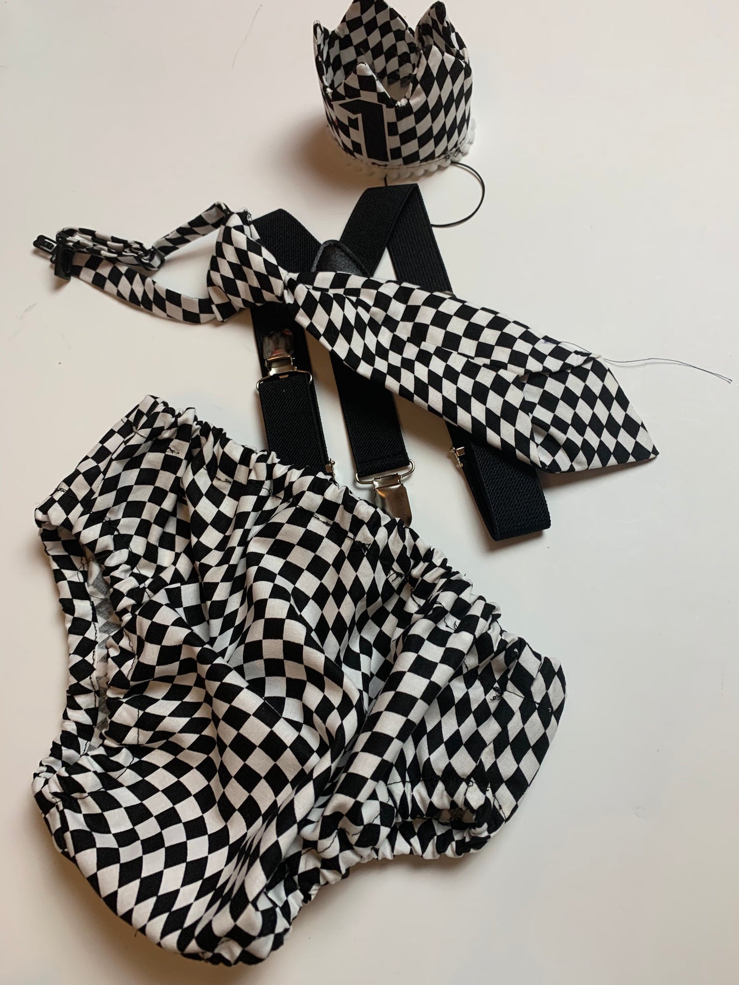 First Birthday Cake Smash Outfit Racing car Red Black yellow Car flames Diaper Cover neck Tie for Baby Boy racing cake smash