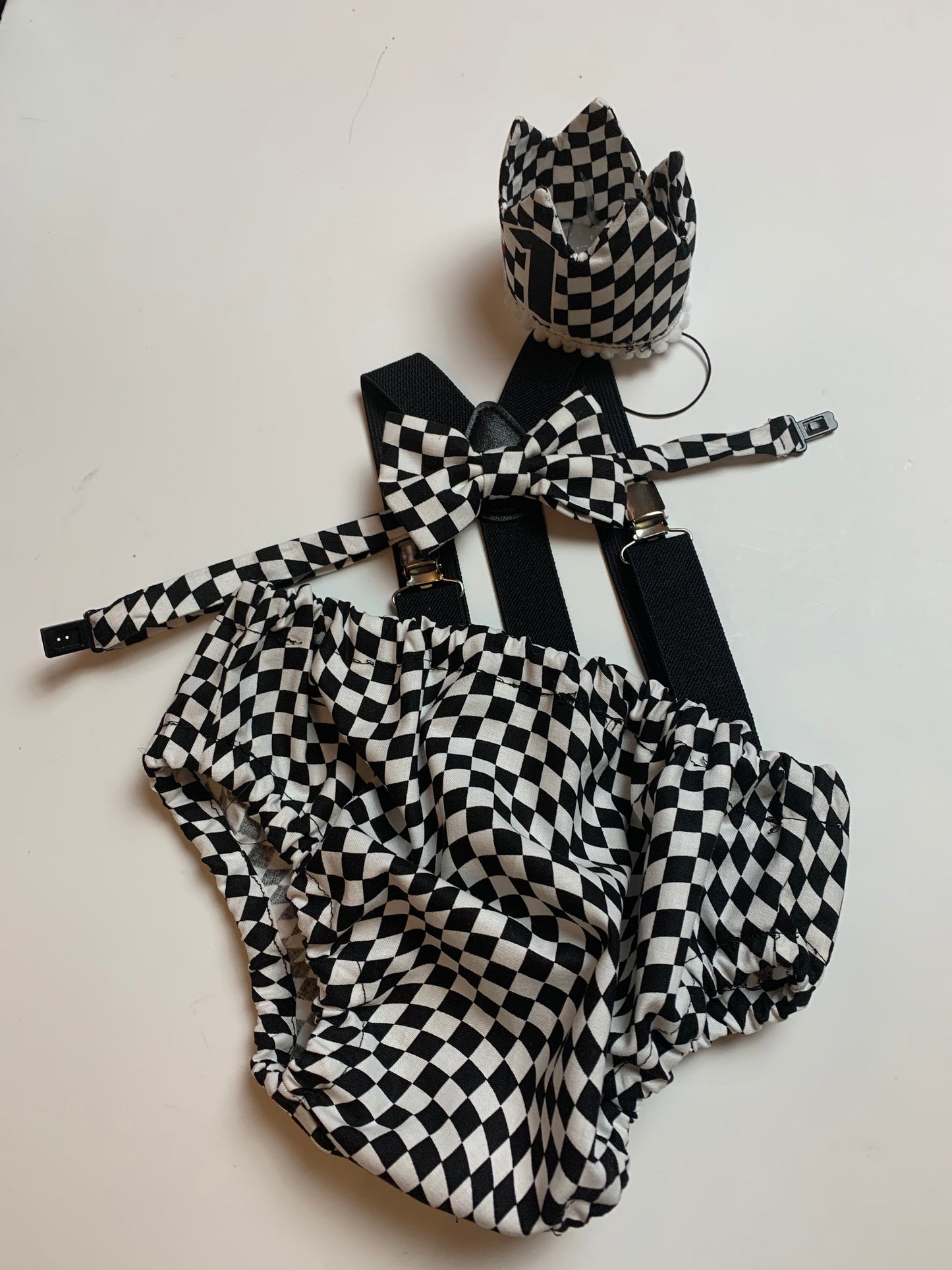 First Birthday Cake Smash Outfit Racing car Red Black yellow Car flames Diaper Cover bow Tie for Baby Boy racing cake smash