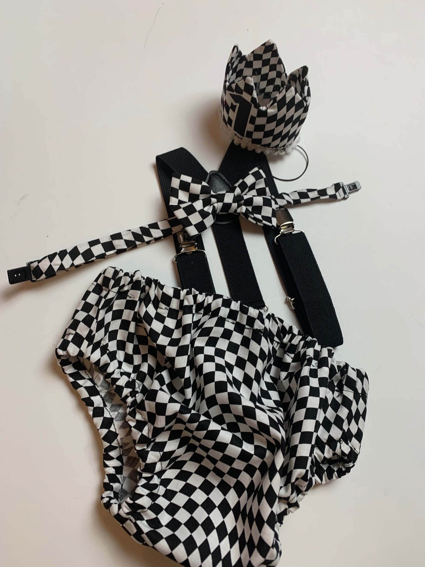 First Birthday Cake Smash Outfit Racing car Red Black yellow Car flames Diaper Cover bow Tie for Baby Boy racing cake smash