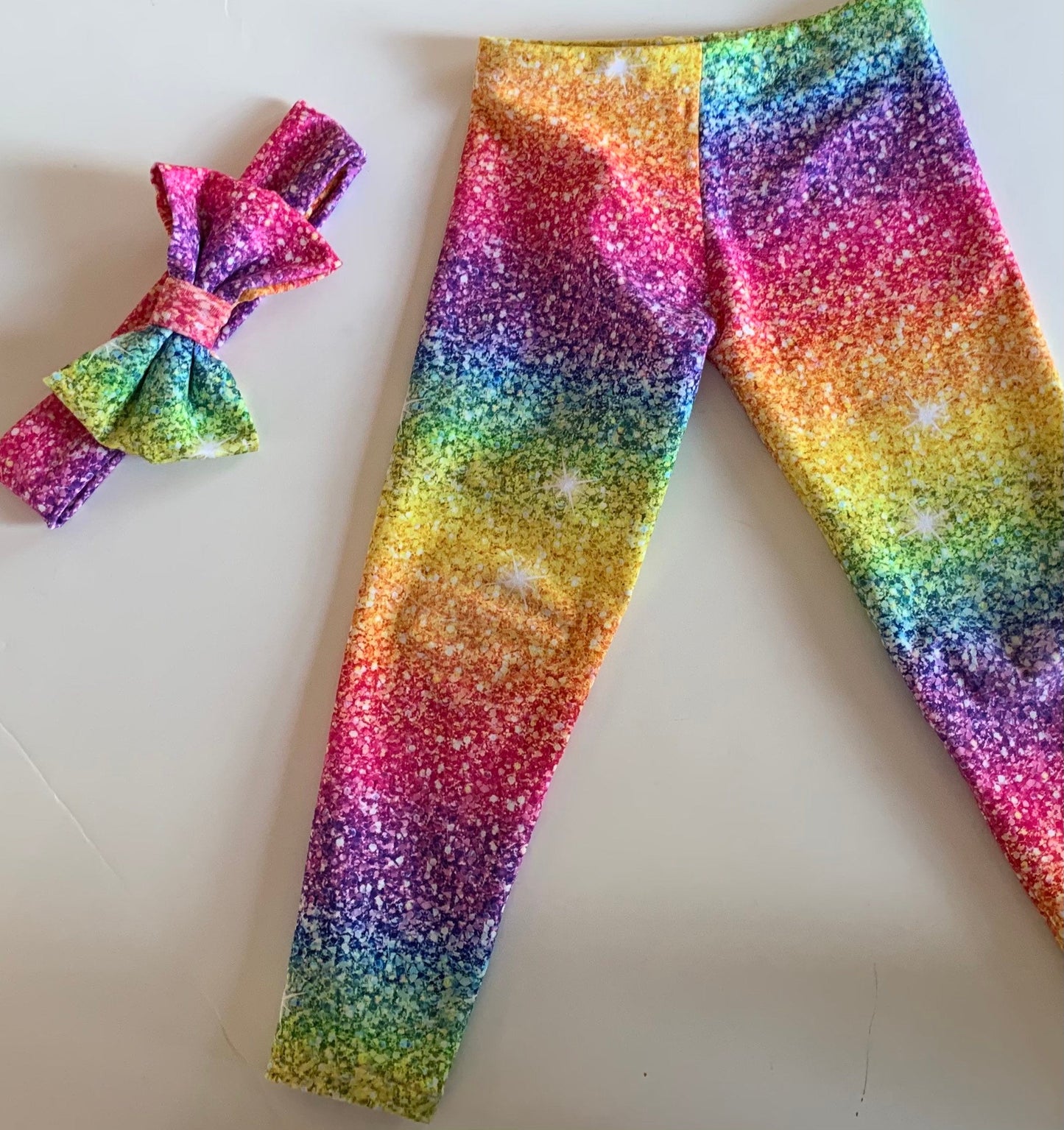Unicorn leggings- girl leggings- toddler leggings- rainbow sparkly leggings- rainbow leggings - unicorn birthday- mermaid leggings