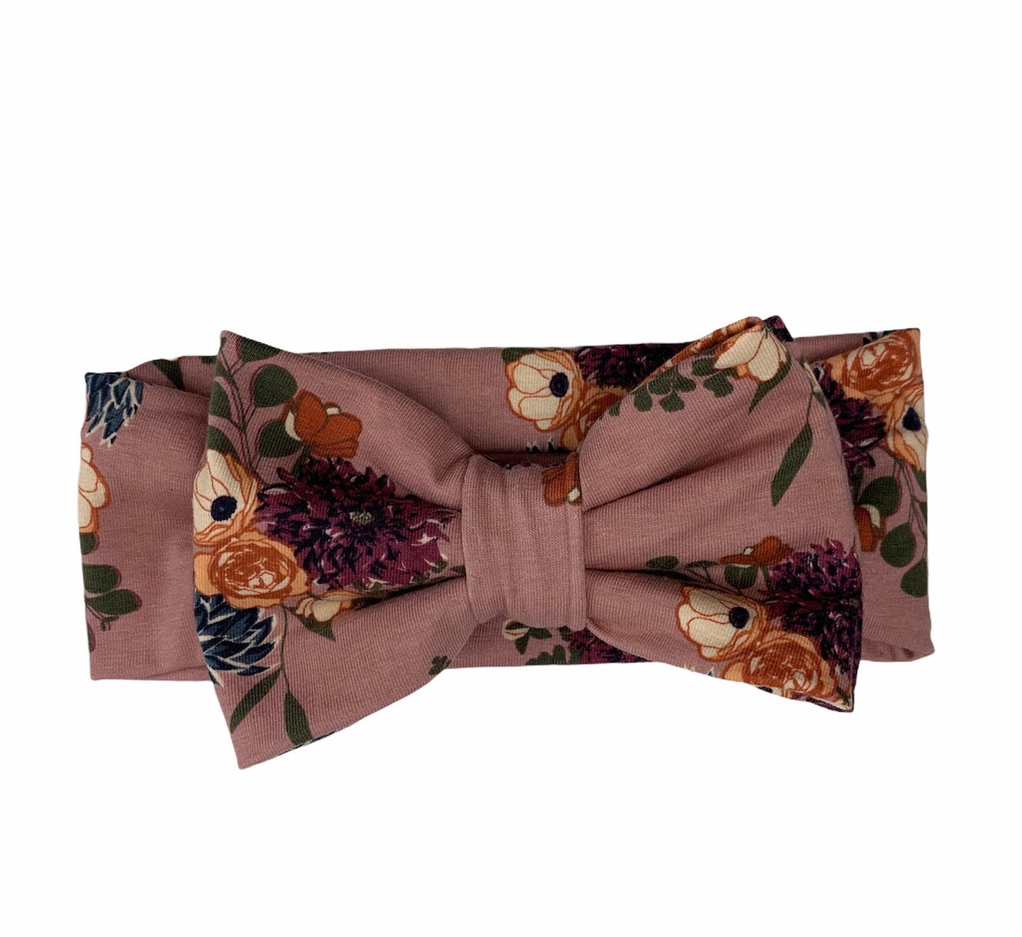 Large Bow Headwrap - Floral