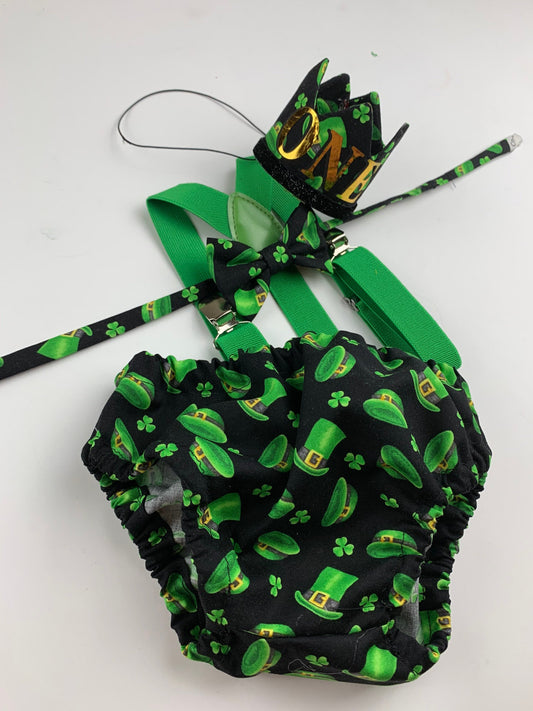 Boy Cake Smash Outfit, Cake Smash Set, St. Patrick’s Day Cake Smash, Lucky One Cake Smash, Irish 1st Birthday, Boy 1st Birthday