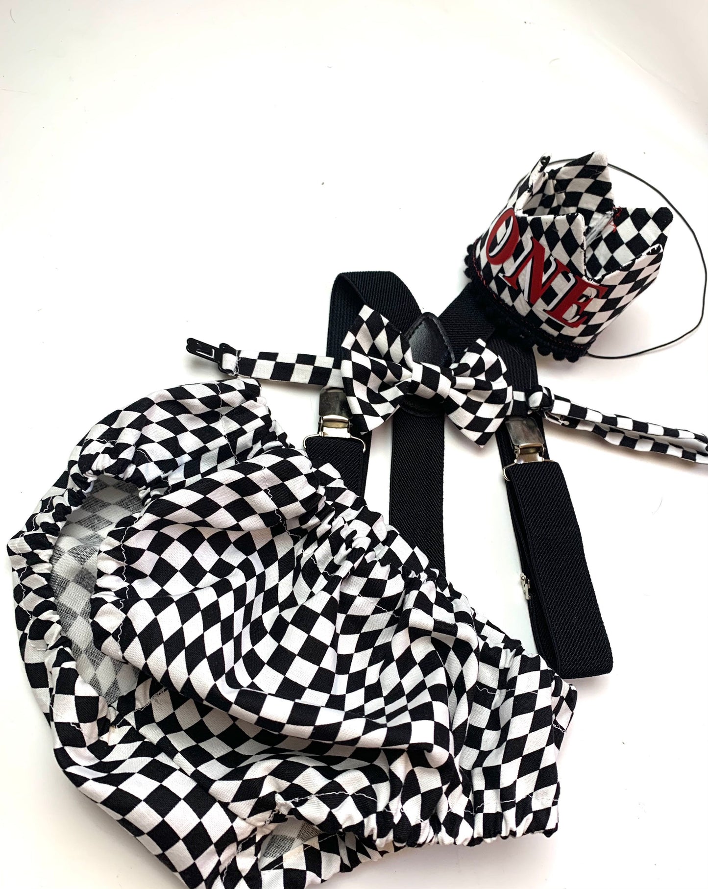 First Birthday Cake Smash Outfit Racing car Red Black yellow Car flames Diaper Cover bow Tie for Baby Boy racing cake smash