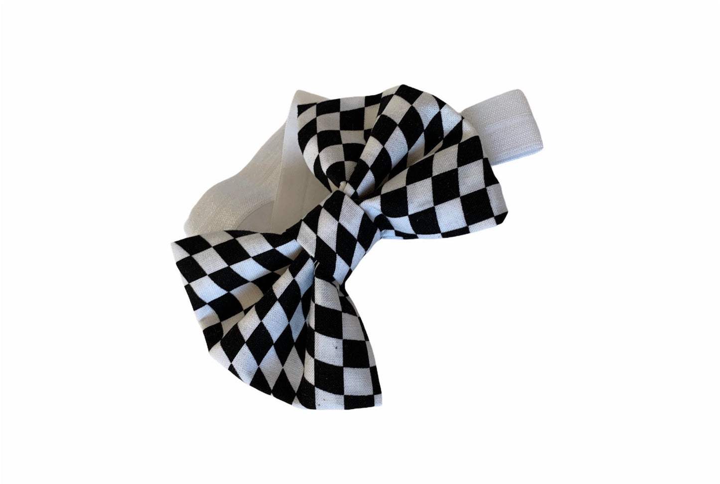 checkered flag top knot head wrap/baby headbands/knit headbands/toddler headbands/baby girl bow/newborn headband
