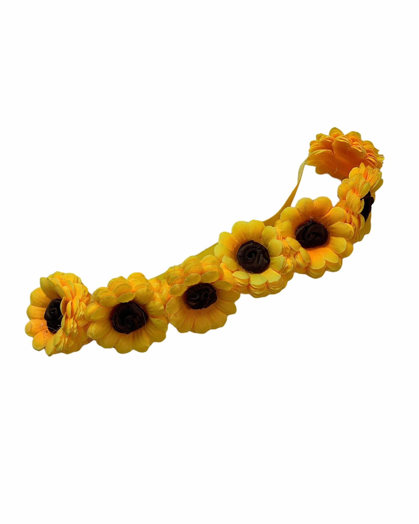 sunflower baby headband, wreath flower headband, baby flower headband, spring baby headband, summer baby headband, sunflower headband, baby