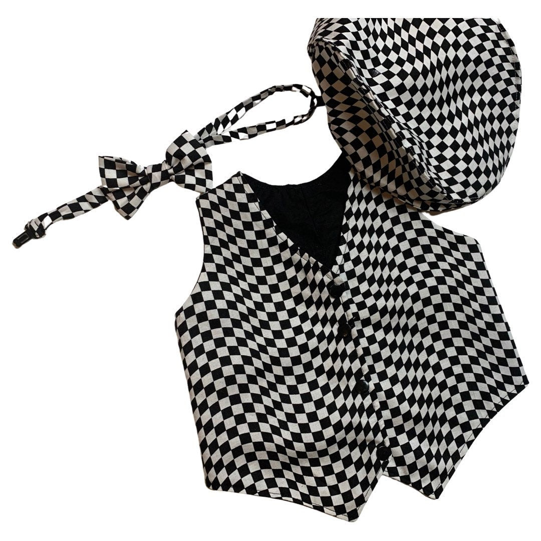 First Birthday Cake Smash Outfit Racing car Red Black white Car checkered Diaper Cover Tie for Baby Boy racing cake smash