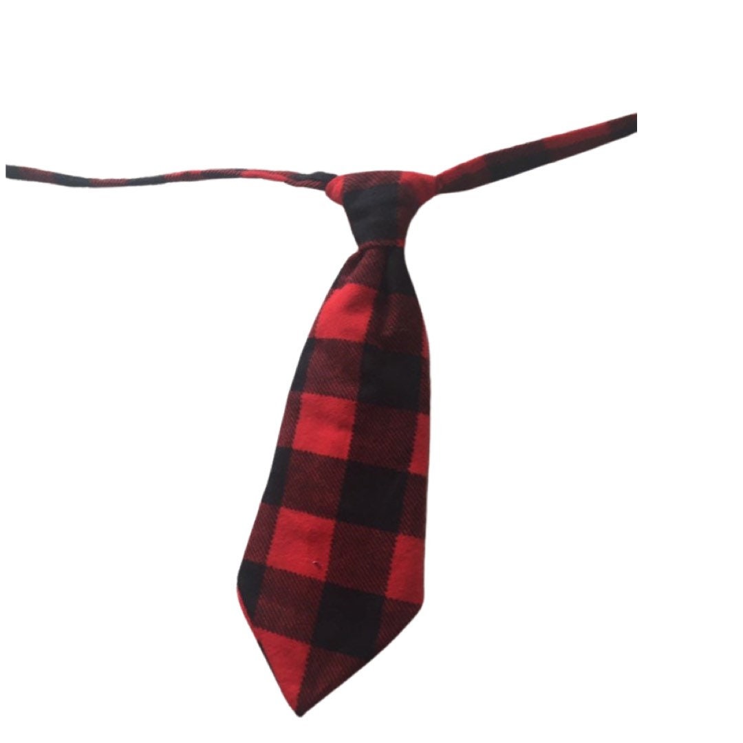 Red Black Plaid Buffalo Check Necktie, Bow Tie or Pocket Square Buffalo Plaid Necktie Lumberjack Tie Christmas Tie Groomsman Wedding