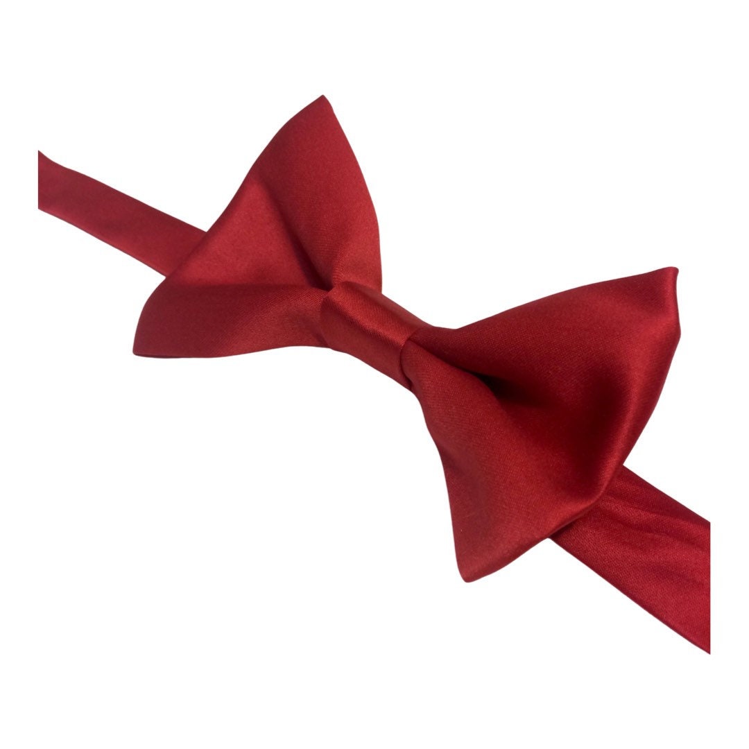 Red Bowtie, Men's Red Bow Tie, Kids Red Bowtie, Boys Bow tie, Crimson Bow tie, Valentine's Bow Tie, Christmas Bow ties, Valentina