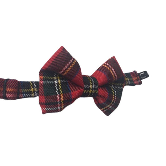 Tartan 100% Wool Bow Tie. Adjustable Bow Tie, Boys Bow Tie, Toddler Bow Tie, Baby Bow Tie