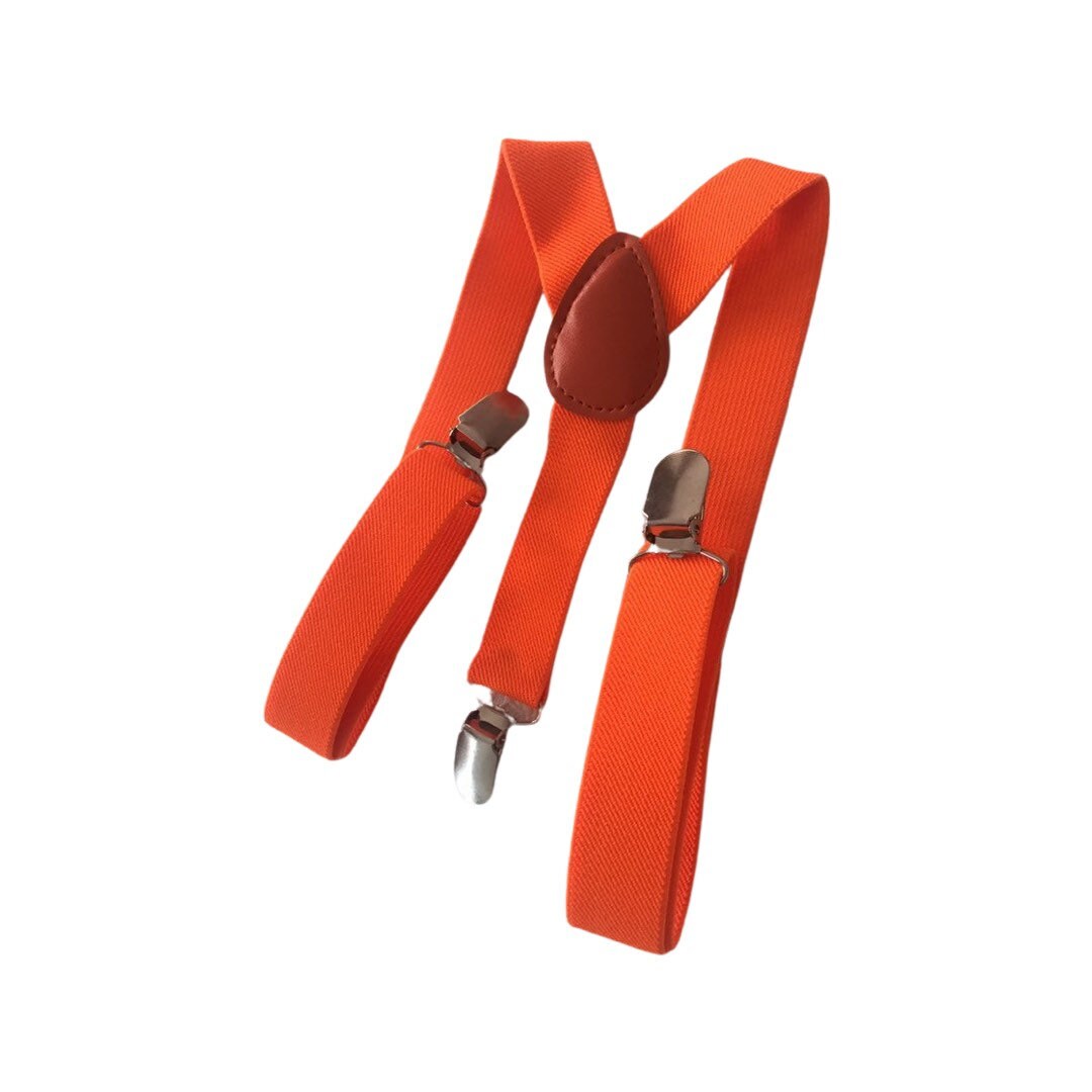 Neon Orange Suspenders, Unisex Suspenders, Electric Orange Suspenders, EDC outfit, EDC costume, suspenders for festivals, photography