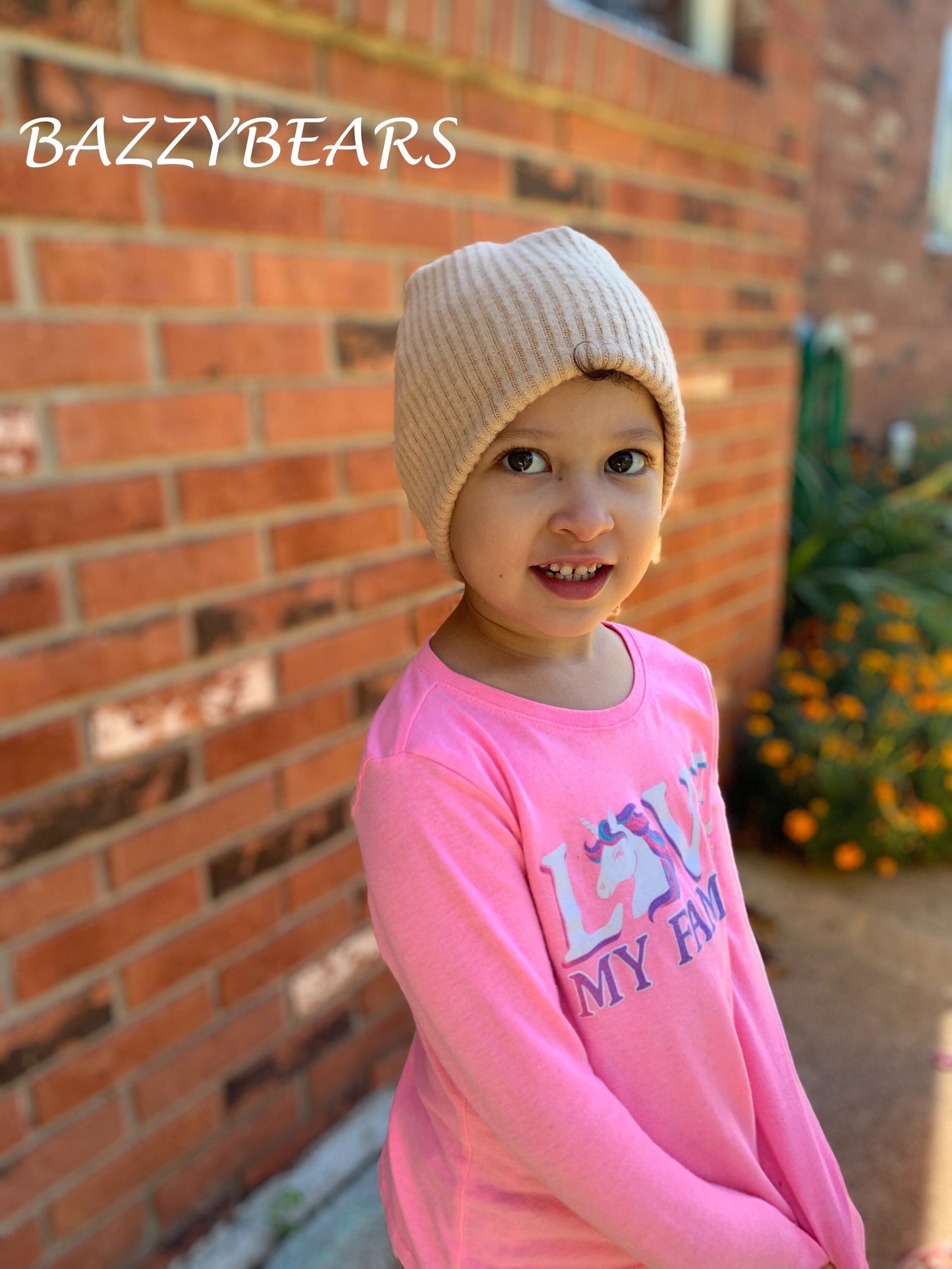 Knit Pompom Hat - Beige ribbed Beanie with Pom Pom - Winter Hat with Pompom - Beige Knitted Toque - Pompom Beanie Hat - Beige Knitted Hat