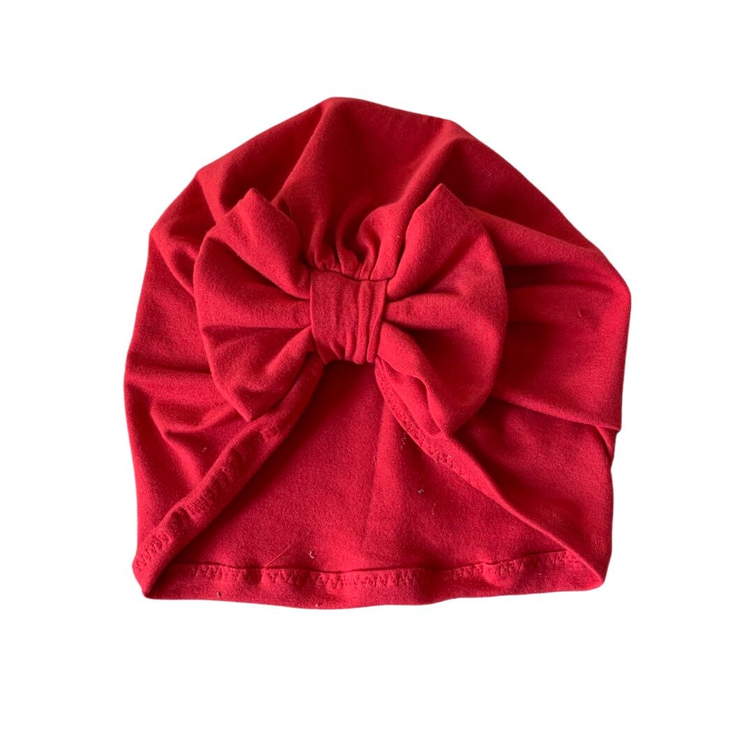 Red Bow Turban - Baby turban