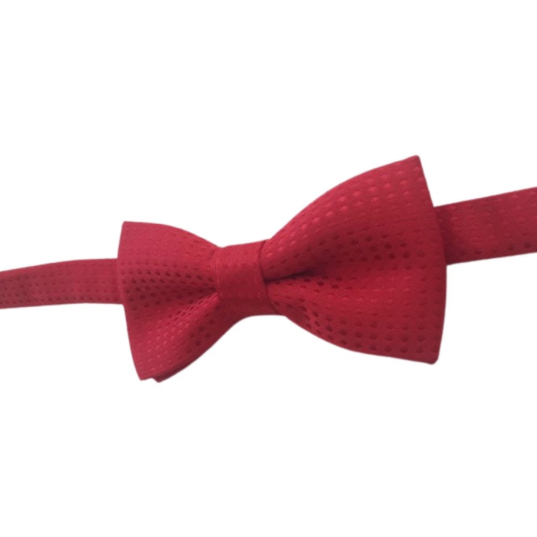 red Bowtie solid Red tie- Boys Bow Ties - Baby bow tie - toddler bow ties weeding bow tie, kids bow tie, kids accessory