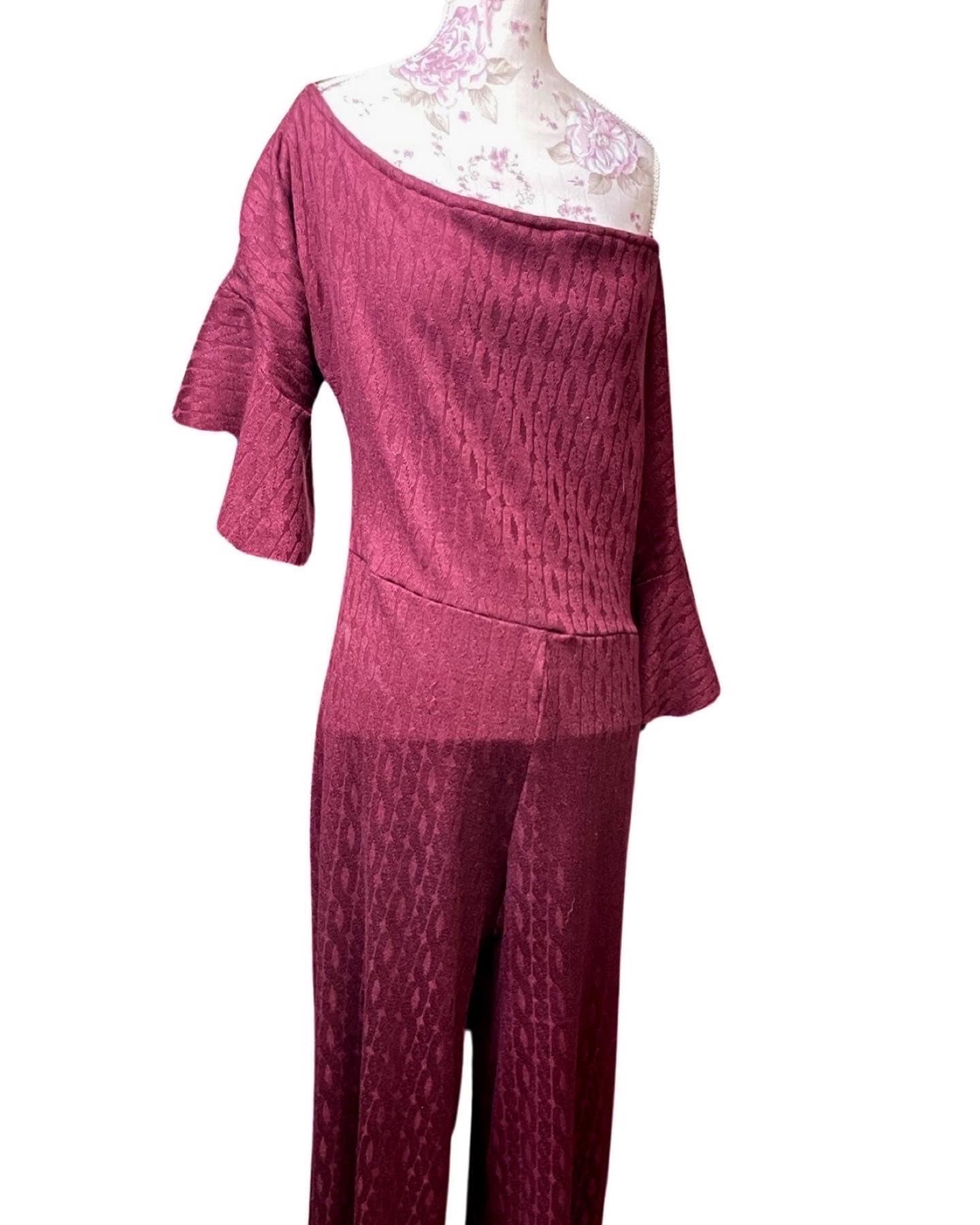 Knit jumpsuit cotton jumpsuit pregnancy jumpsuit women jumpsuit maternity plus size jumpsuit romper off shoulder wide leg jumpsuit