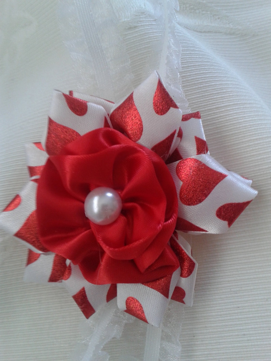 red rose baby headband, hearts baby headband, baby flower headband,red baby headband,red rose headband, flower headband, red flower headband