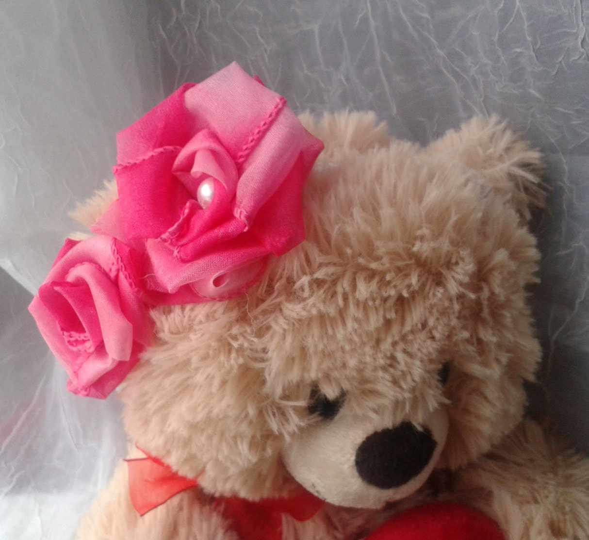 pink rose baby headband, rose flower baby headband, baby flower headband, baby rose headband, newborn photo, baby rose flower, headband