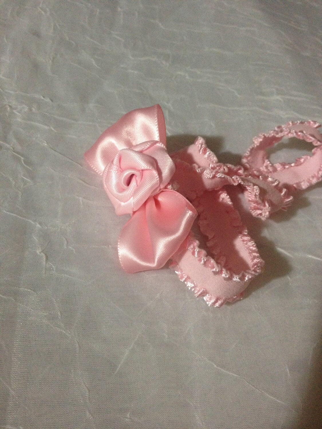 Princess headband, pink bow headband, rose headband, pink rose bow, baby bow headband, pink headband, baby flower headband, newborn headband